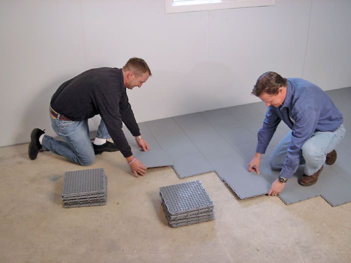 Basement Sub Floor Matting Options In Manchester Boston Lowell Massachusetts New Hampshire Basement Subfloor Systems In Ma And Nh